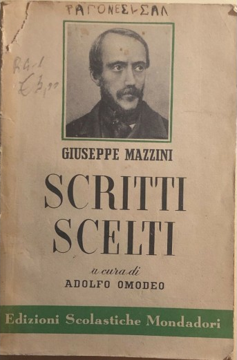 Giuseppe Mazzini - Immagine dell'opera "Scritti scelti"